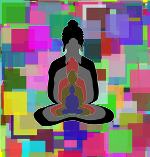 Buddha in colors