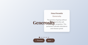 Fork of The Six Pāramitās Visualization