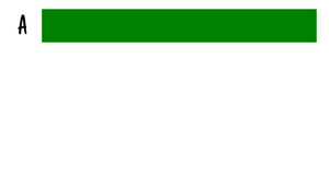 Pseudo Horizontal Bar Chart