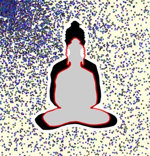 Fork of Fork of Fork of Fork of Fork of Fork of Fork of Buddha in colors -overlapping Buddha
