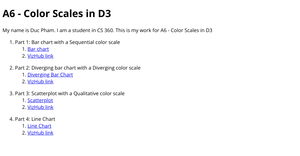A6 - Color Scales in D3