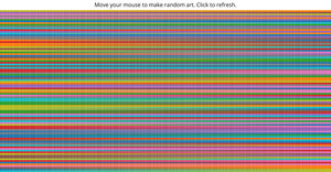 D3 Random Abstract Art