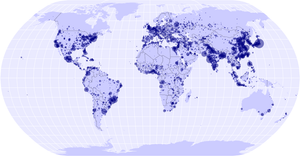 Points on a Map (with Size)