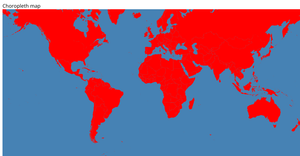 Choropleth map