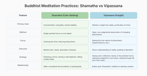 Fork of Shamatha (Calm Abiding),Vipassana (Insight Meditation)