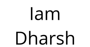 dharsh_first