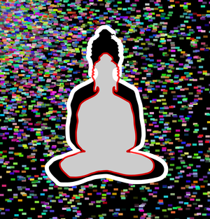 Fork of Fork of Fork of Fork of Fork of Buddha in colors -overlapping Buddha