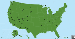 US National Parks Map