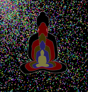 Fork of Fork of Fork of Fork of Buddha in colors -overlapping Buddha