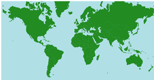 World Map with TopoJSON