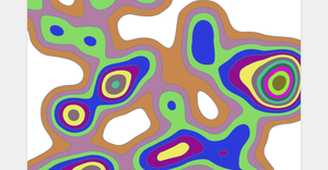 moving contours colored
