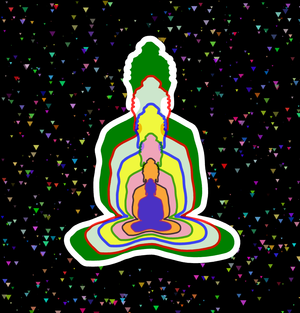 Fork of Fork of Fork of Fork of Fork of Buddha in colors -overlapping Buddha