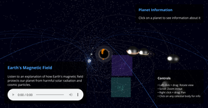 Fork of Earth with Magnetic Field with Audio