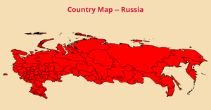 Country Map --Russia--IC8