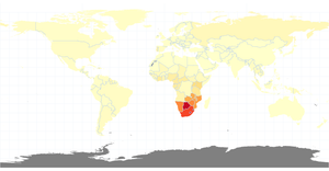 HIV/AIDS Choropleth Map
