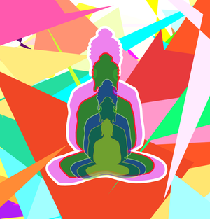 5 Reflections of Buddha