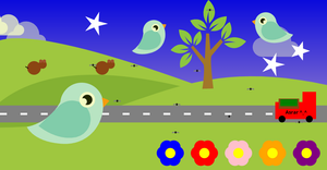 Fork of Fork of Bird's Landscape - D3.js