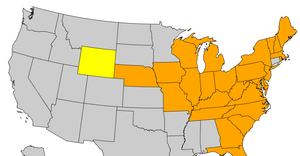 Fixed projection for US States