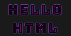 CSS Neon Text with Google Font