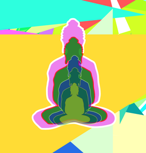 Task 7 - Buddha in colors -overlapping Buddha - FORK