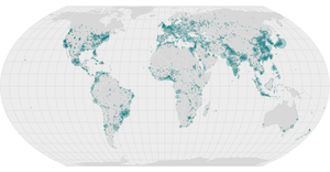 points on map