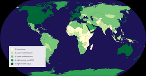 Choropleth map of income group with interactive filtering