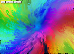 Vibecoding Test - Psychedelic Game of Life