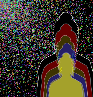 Fork of Fork of Fork of Fork of Buddha in colors -overlapping Buddha