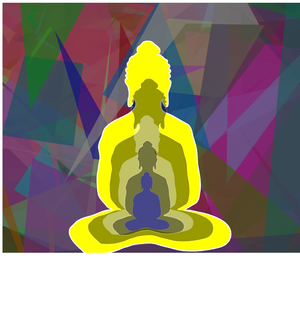 Fork of Fork of Fork of Fork of Fork of Buddha in colors -overlapping Buddha