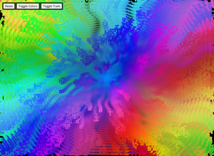 Vibecoding Test - Psychedelic Game of Life
