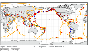 Fork of Earthquakes on Map