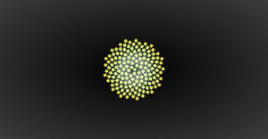 Svelte + D3: Generation of a phyllotaxis layout