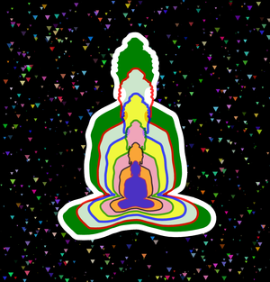 Fork of Fork of Fork of Fork of Fork of Buddha in colors -overlapping Buddha
