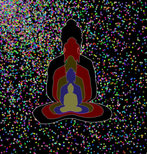 Fork of Fork of Fork of Buddha in colors -overlapping Buddha