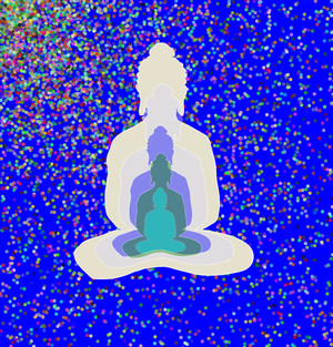 Fork of Fork of Fork of Fork of Buddha in colors -overlapping Buddha