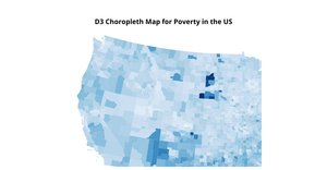 A9 Choropleth Map in D3