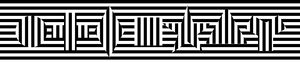 Sol Lewitt Reproduction with D3 multiple symbols
