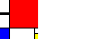 Composition in Red, Blue, and Yellow