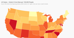 U.S Map Crime Rates