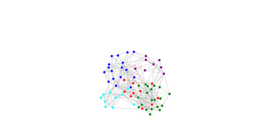 Force directed graph