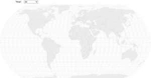 Worldwide Suicide Map with Menu