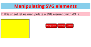 Manipulating SVG elements