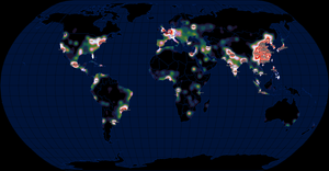 Visualizing Population Centers