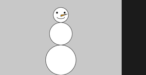 Snowman in p5
