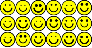 Multiple Smiley Face