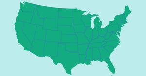 Centered US Map
