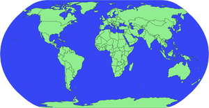 interactive world map with d3