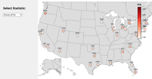 NBA Teams Mapping - Finalized