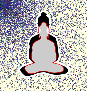 Fork of Fork of Fork of Fork of Fork of Fork of Fork of Buddha in colors -overlapping Buddha