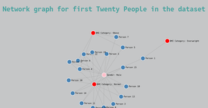 Network Graph Of the project Data
